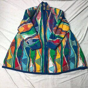 coogi sweater. open style coat